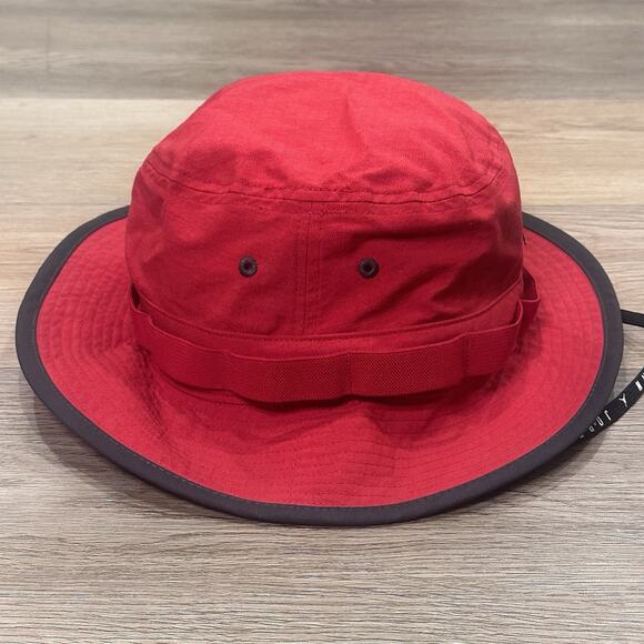 Jordan Jumpman Bucket Hat With Drawstring L/XL Red Black Streetwear EUC Rare - Picture 5 of 8
